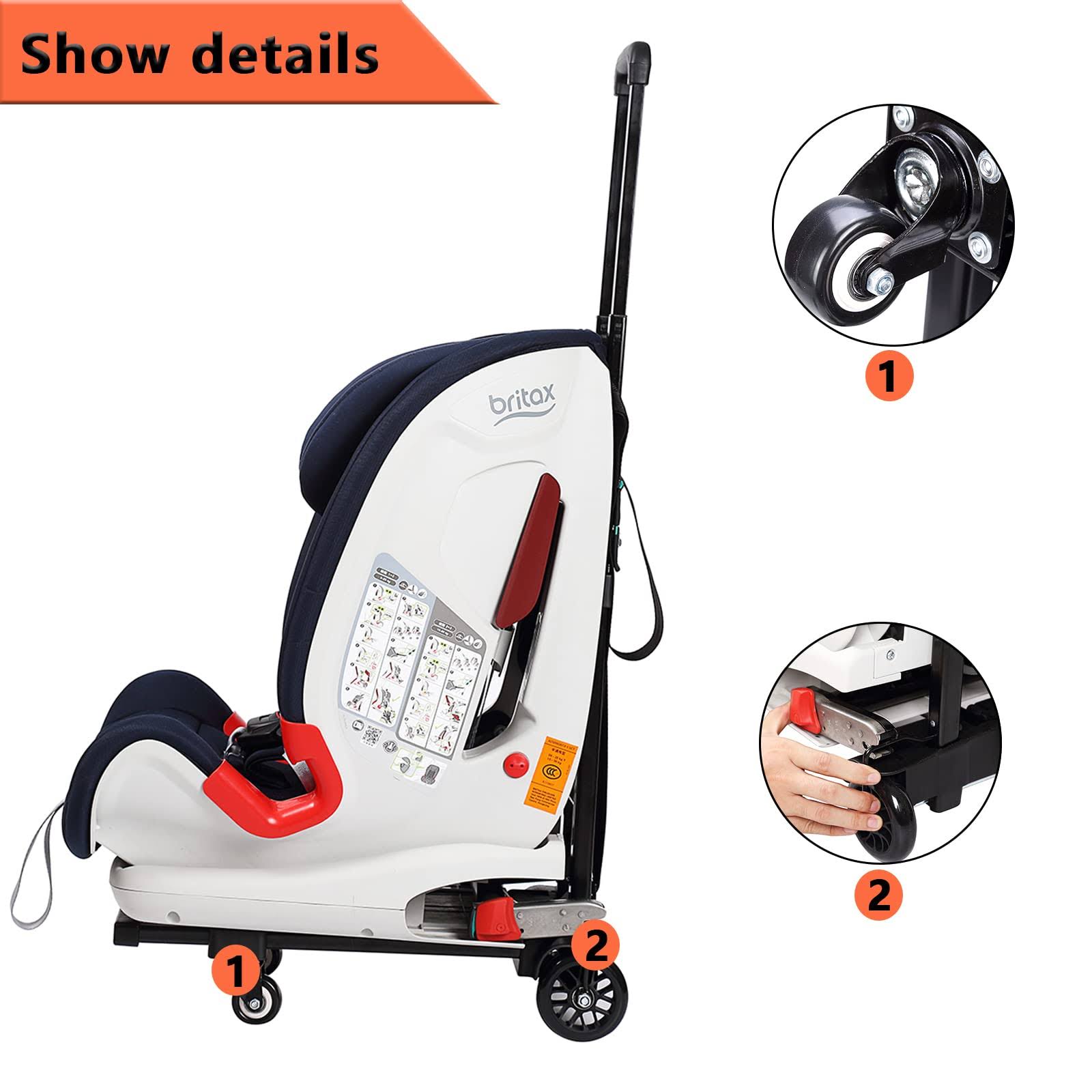 Car Seat Travel Carts, Stroller With Wheels, For Air Travel, Light And Portable WT_2VHVFCFF Car Seat Travel Carts, Stroller With Wheels, For Air Travel, Light And Portable WT_2VHVFCFF