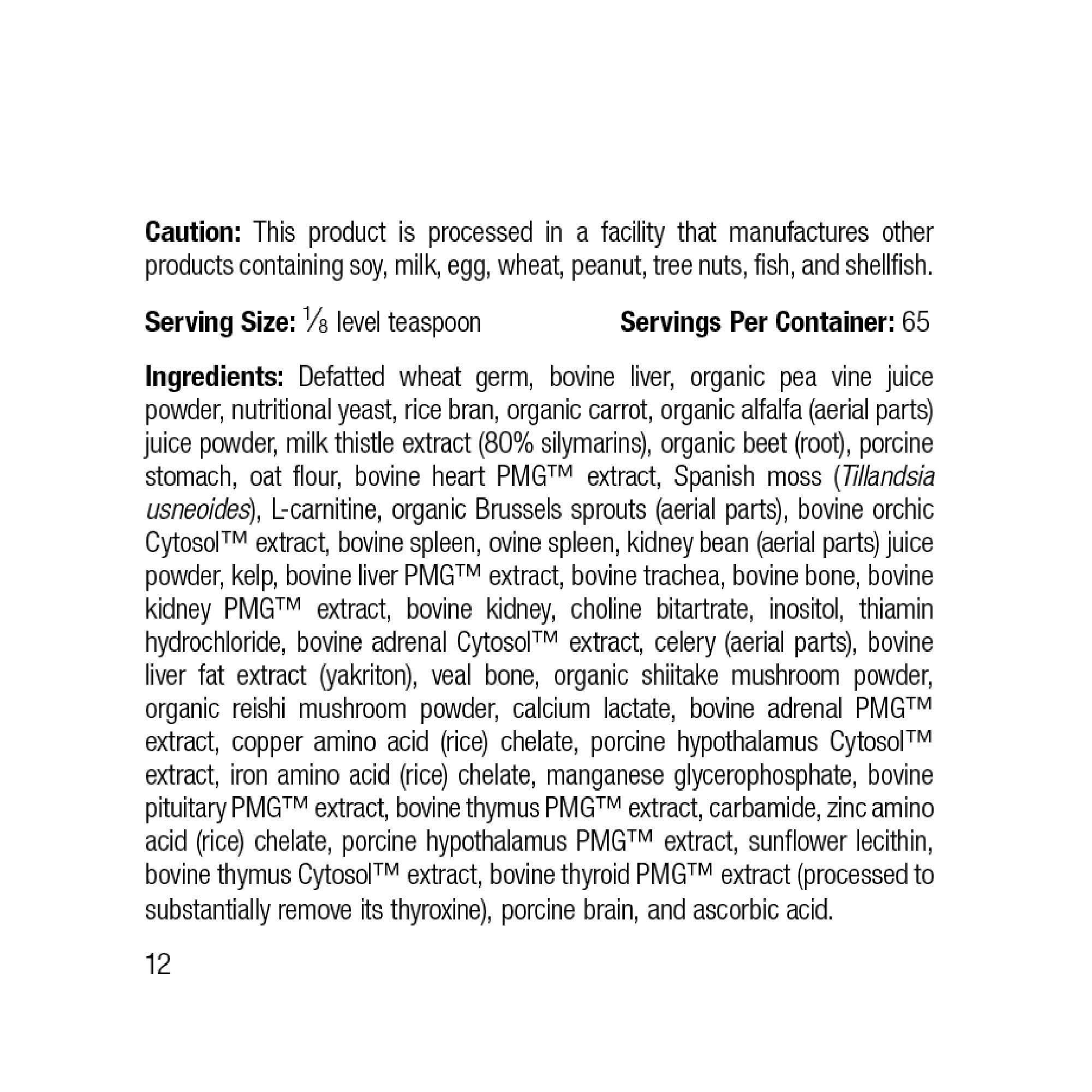 Standard Process Canine Whole Body Support 25 G IP_VOOWYDXU Standard Process Canine Whole Body Support 25 G IP_VOOWYDXU