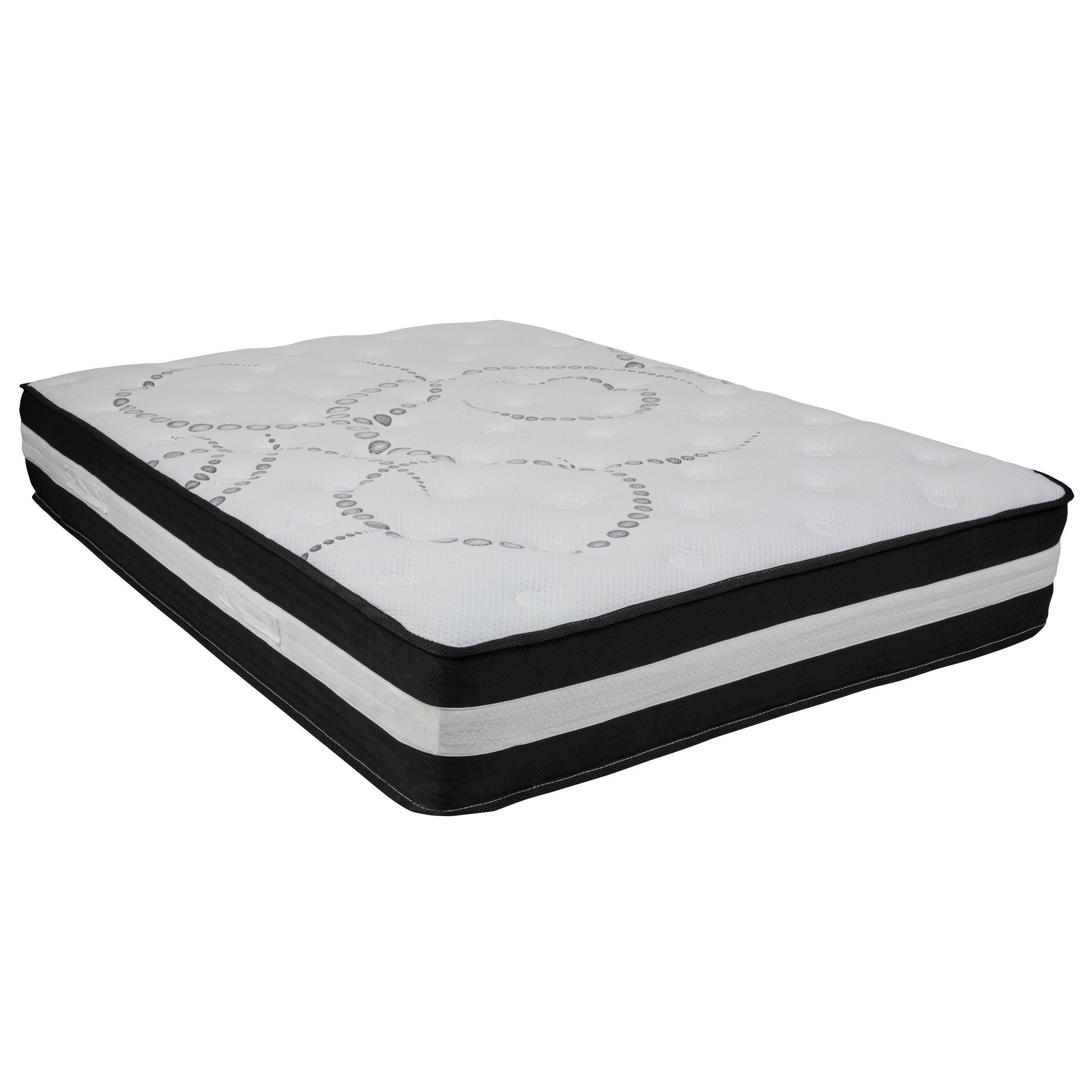 Flash Furniture Capri Comfortable Sleep 10 Inch Certipur-Us Certified Hybrid Pocket Spring Mattress, Queen Mattress In A Box GA_KPLOUBCK Flash Furniture Capri Comfortable Sleep 10 Inch Certipur-Us Certified Hybrid Pocket Spring Mattress, Queen Mattress In A Box GA_KPLOUBCK