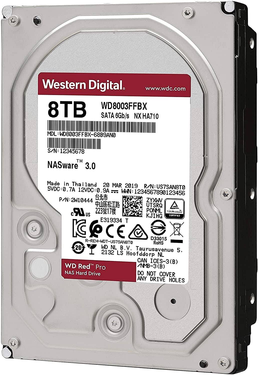Wd Red Pro Wd8003ffbx 8 Tb 3.5 Internal Hard Drive - Sata GJ_NCKRYRON