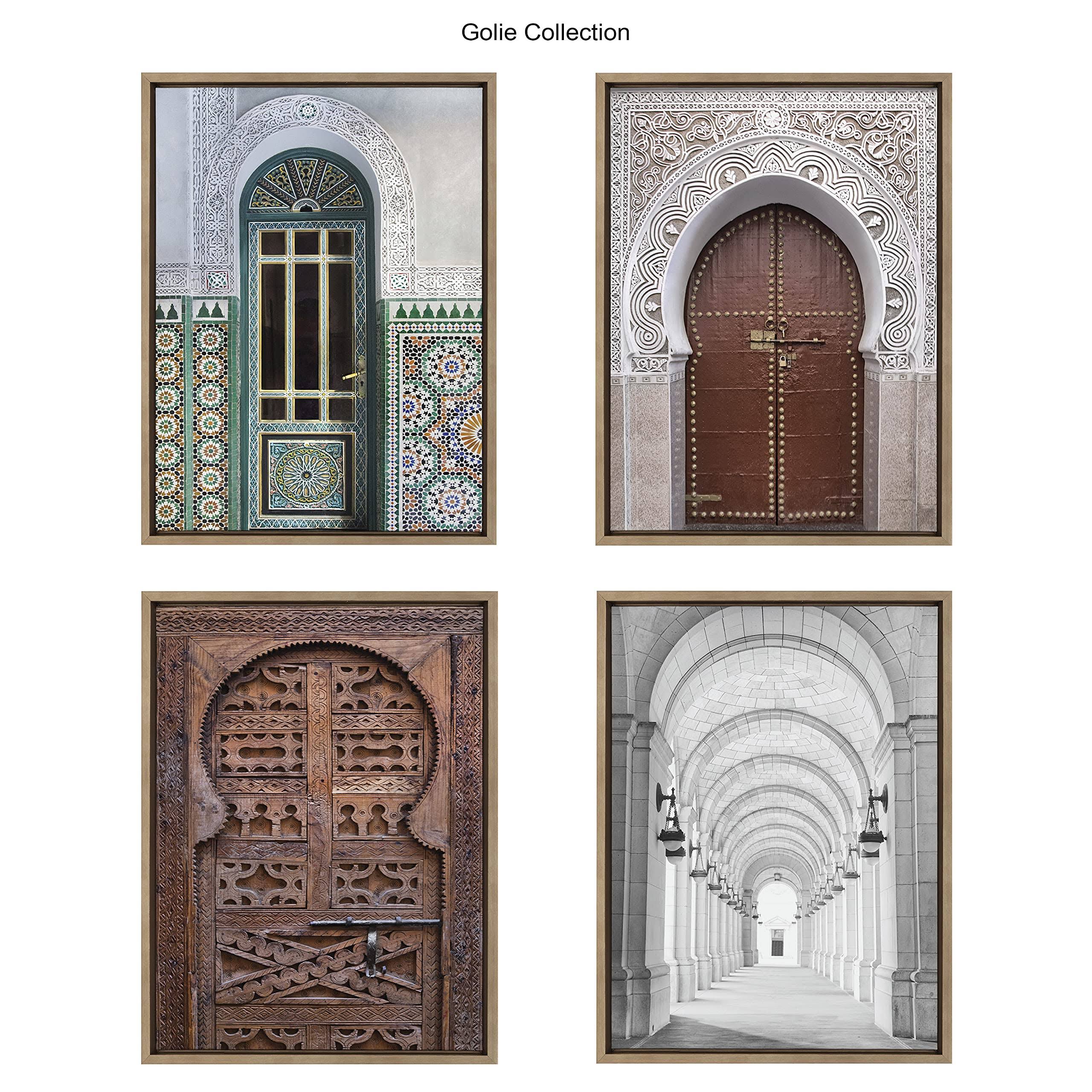 Kate And Laurel Sylvie Morocco Marrakech Door Ii Framed Canvas Wall Art By Golie, 18x24 Gold, Travel Photography Art For Wall GR_AIRCUOC0 Kate And Laurel Sylvie Morocco Marrakech Door Ii Framed Canvas Wall Art By Golie, 18x24 Gold, Travel Photography Art For Wall GR_AIRCUOC0