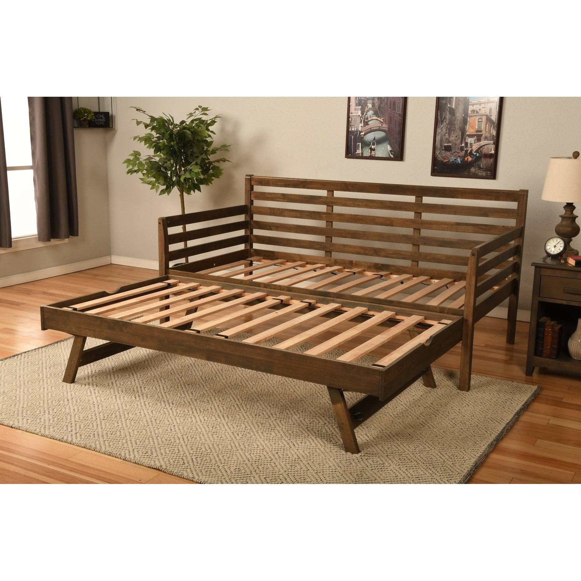 Kodiak Furniture Boho Wood Daybed With Pop Up Bed In Barbados Brown Fi BP_XX3LE5BI Kodiak Furniture Boho Wood Daybed With Pop Up Bed In Barbados Brown Fi BP_XX3LE5BI