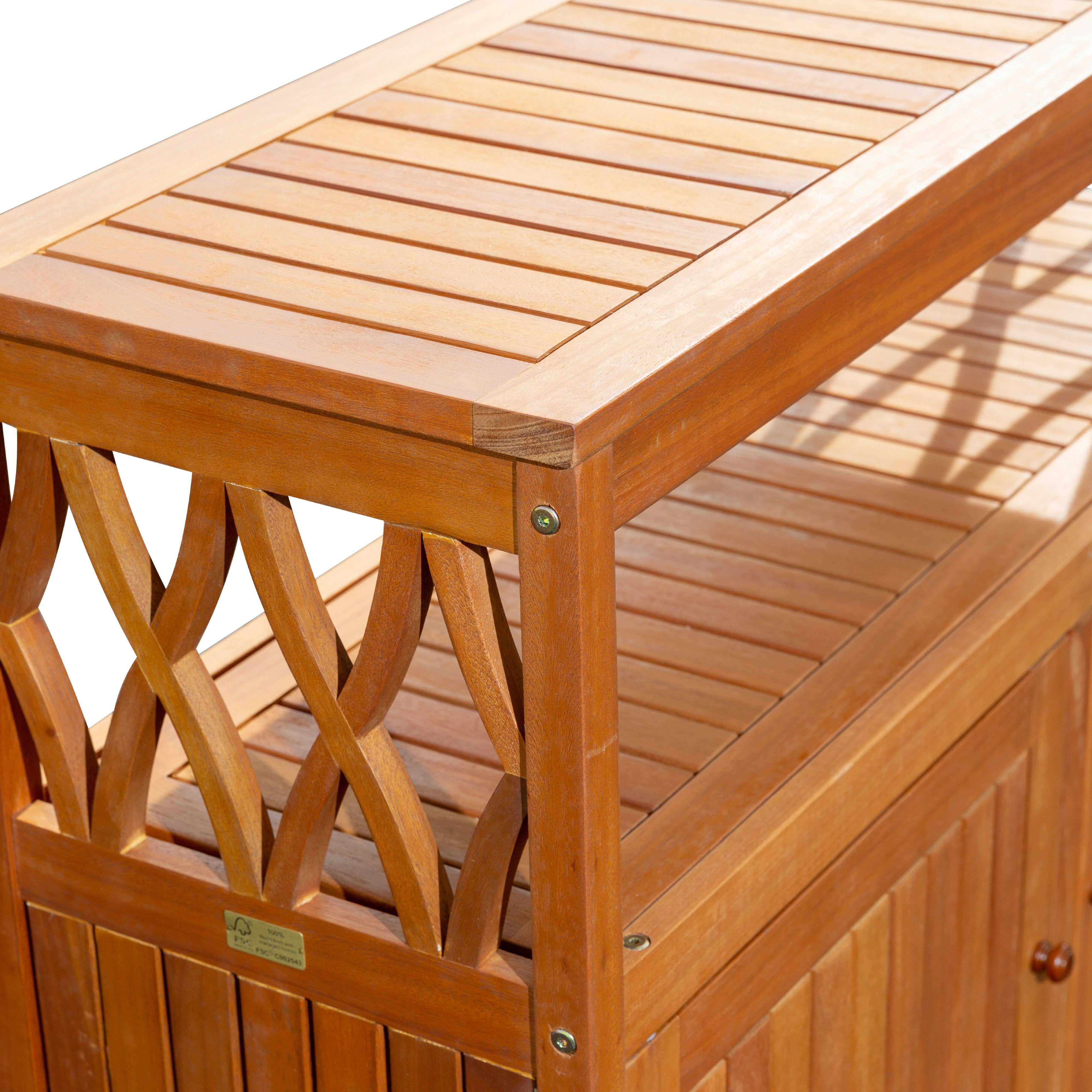 Dty Outdoor Living Longs Peak Eucalyptus Sideboard - Natural Oil L1_MLZ9K3KJ