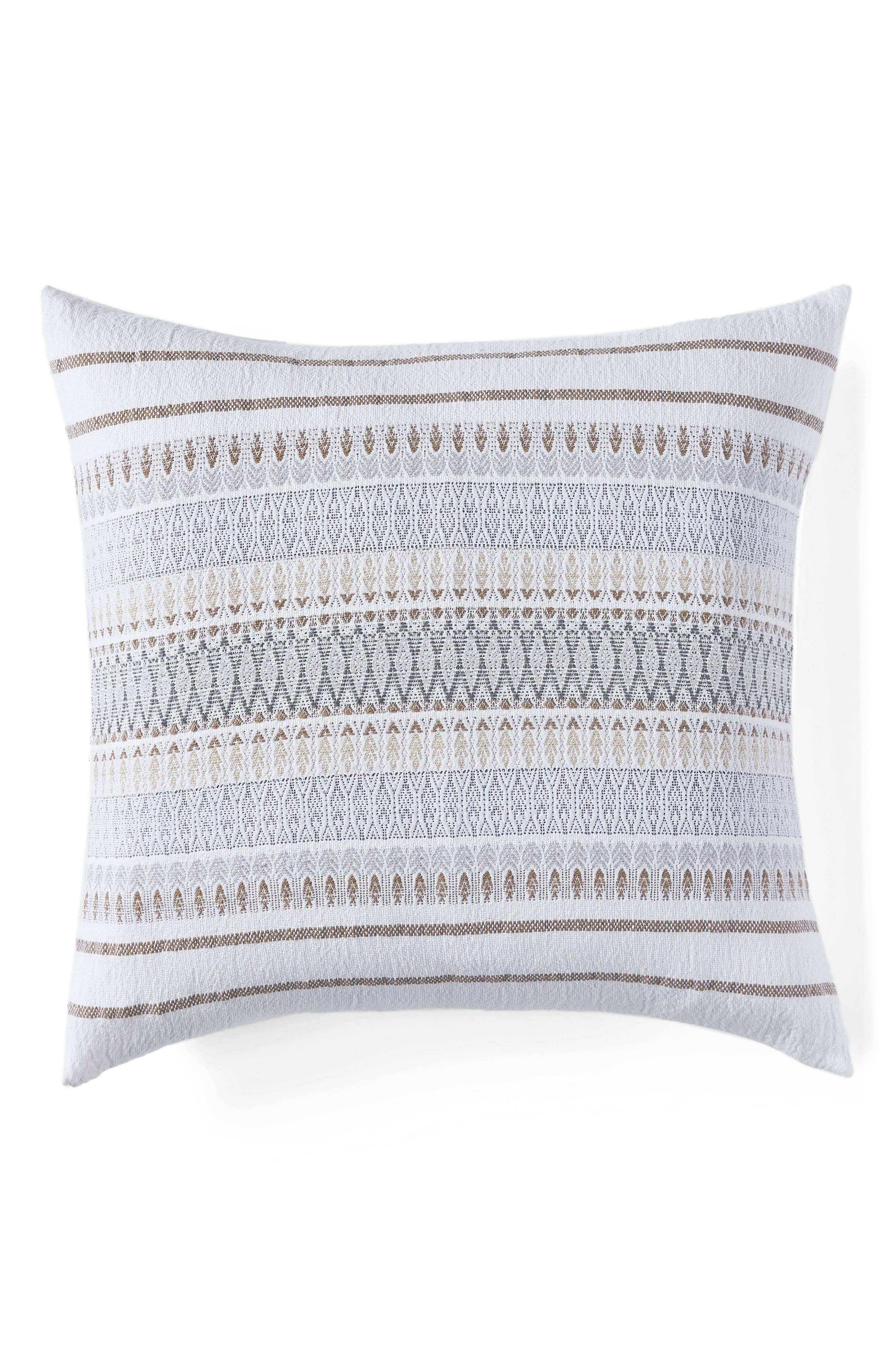 Coyuchi Lost Coast Decorative Organic Pillow Cover Earth OG_HVC7MPL1 Coyuchi Lost Coast Decorative Organic Pillow Cover Earth OG_HVC7MPL1