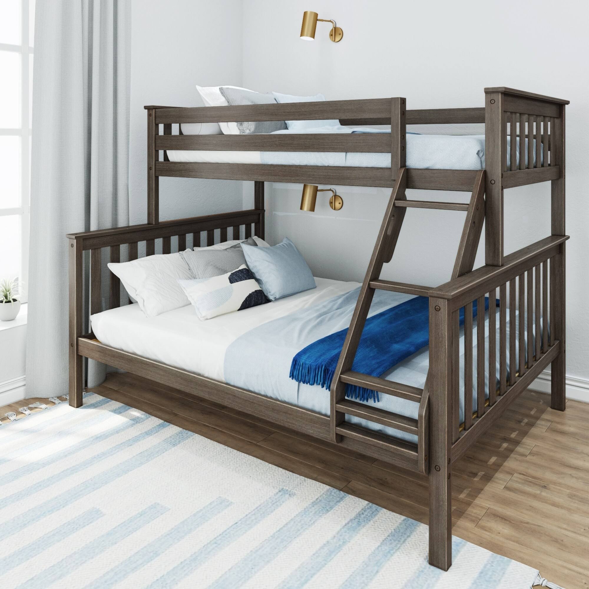 Max And Lily Twin Xl Over Queen Bunk Bed - Clay NC_4OYKPL56