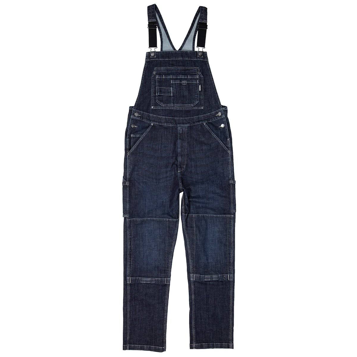 Berne Men's Highland Unlined Washed Flex Denim Bib Overall - Granite BF_BOFL7EHJ Berne Men's Highland Unlined Washed Flex Denim Bib Overall - Granite BF_BOFL7EHJ