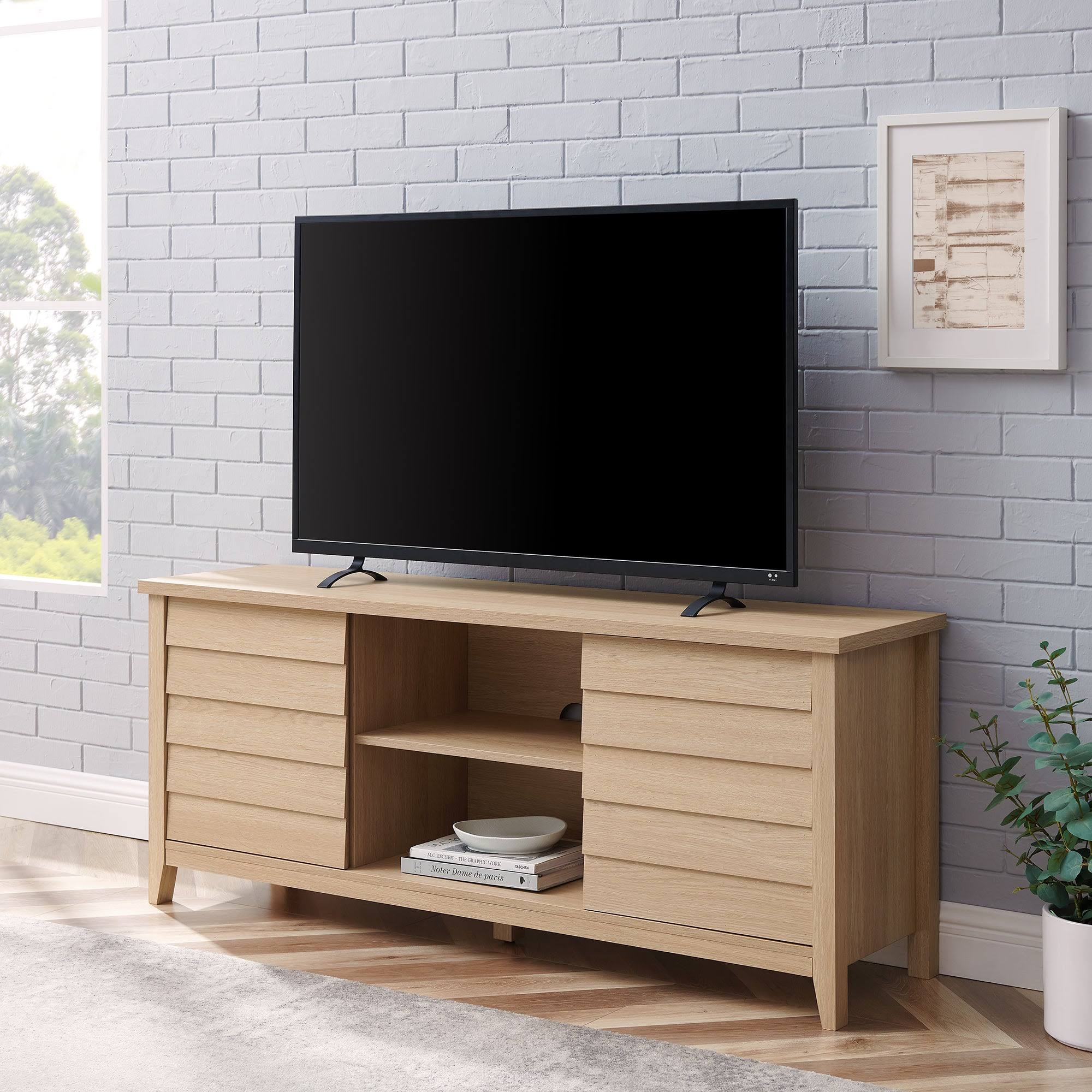 Walker Edison Coastal Beveled Door Tv Stand For Tvs Up To 65 Grey Wash PD_FOUQVWS9 Walker Edison Coastal Beveled Door Tv Stand For Tvs Up To 65 Grey Wash PD_FOUQVWS9