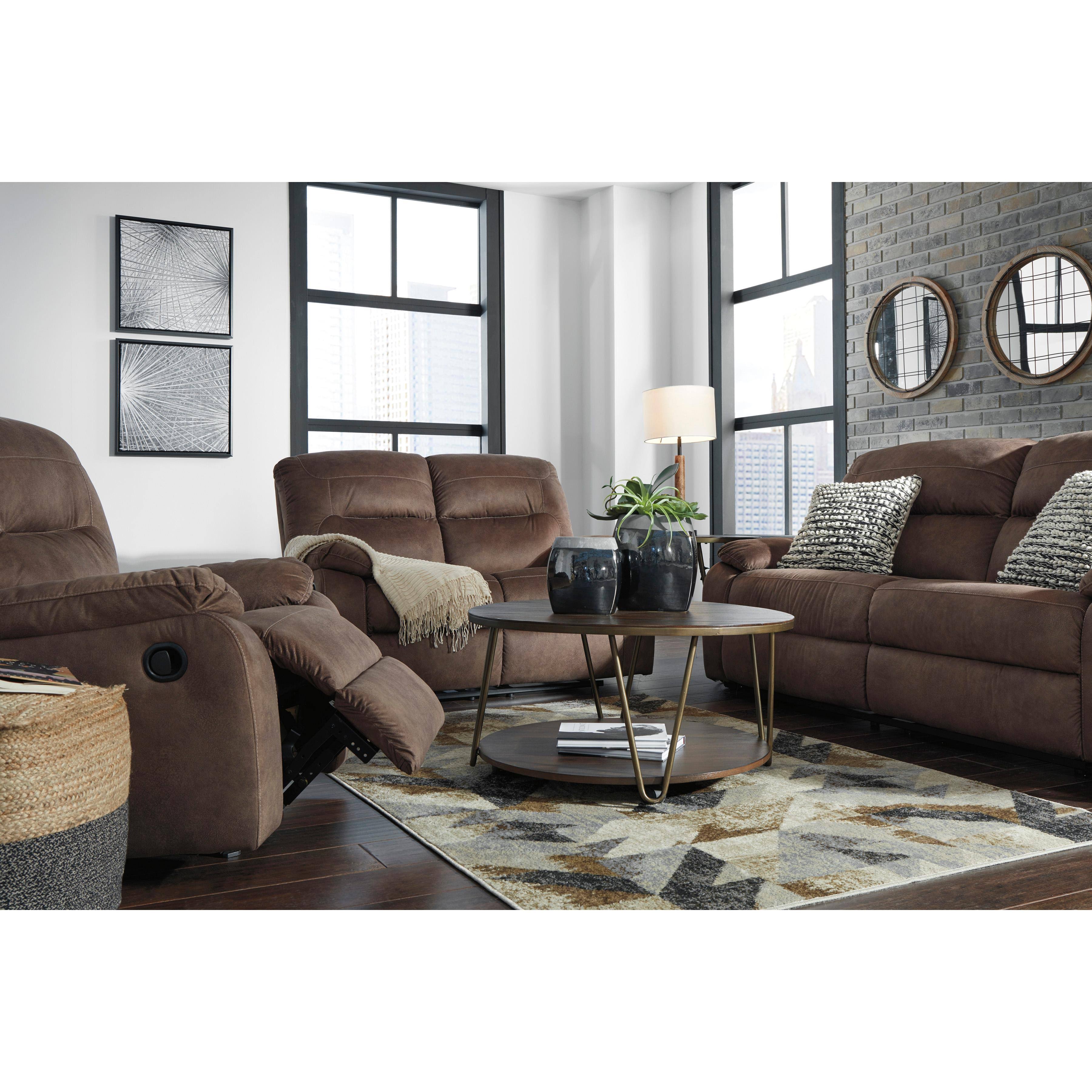 Ashley Bolzano Coffee 2 Seat Reclining Sofa UX_Z4XK4HE7