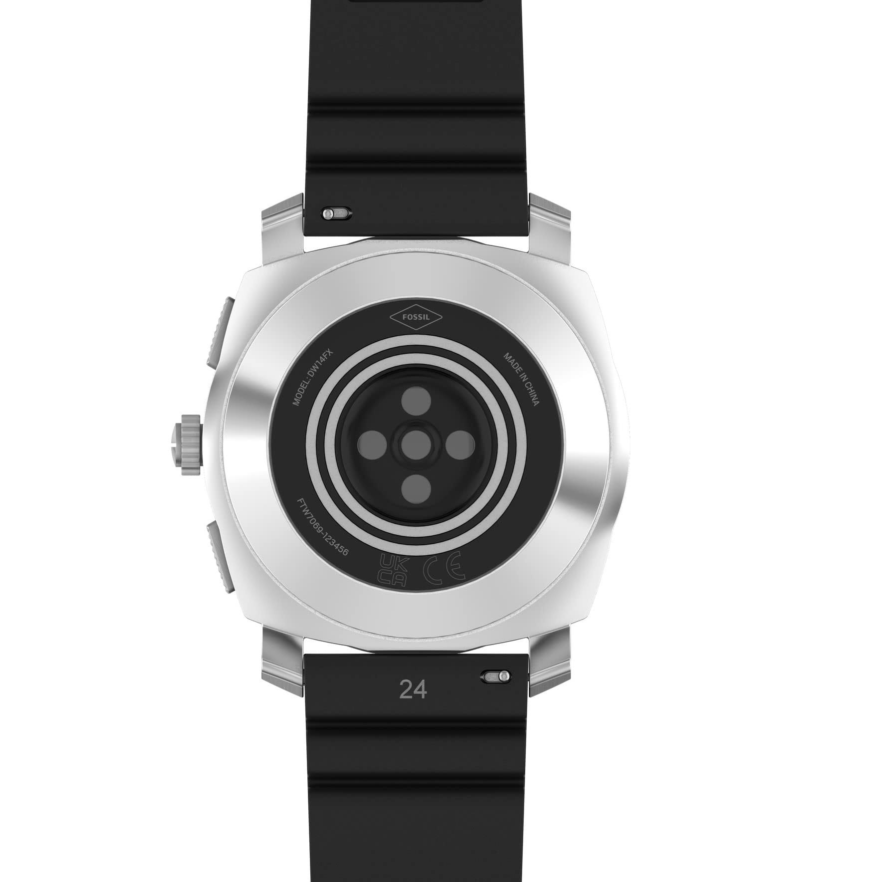 Fossil Men's Machine Gen 6 Hybrid Smartwatch Black Silicone - Black A2_DFY06GH6 Fossil Men's Machine Gen 6 Hybrid Smartwatch Black Silicone - Black A2_DFY06GH6