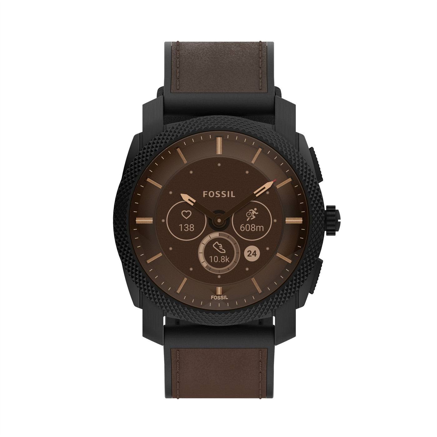Fossil Men's Machine Gen 6 Hybrid Smartwatch Black Silicone - Black A2_DFY06GH6 Fossil Men's Machine Gen 6 Hybrid Smartwatch Black Silicone - Black A2_DFY06GH6