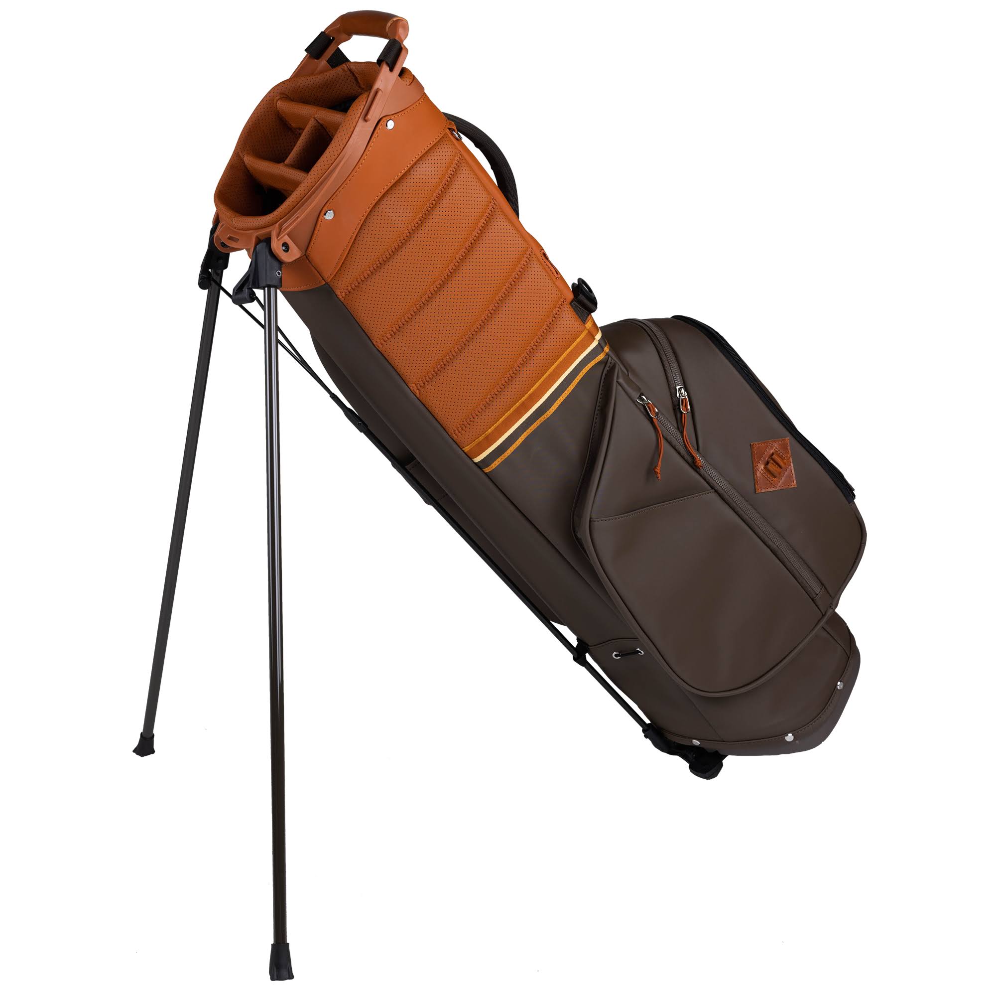 Sun Mountain Mid Stripe Stand Bag White/Cadet/Brick 82_LIJYGLFG