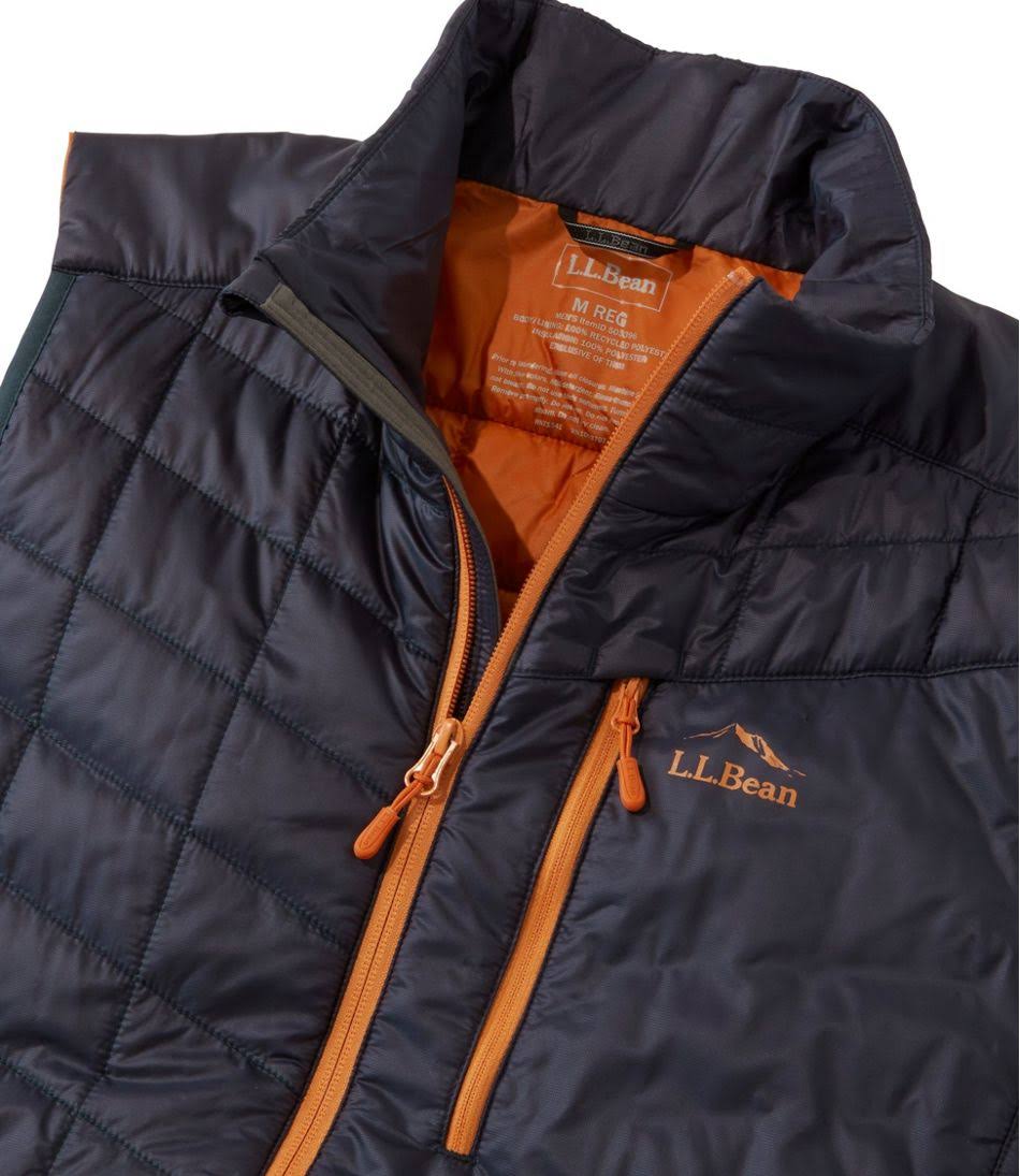 L.L.Bean Primaloft Packaway Vest Men's Clothing Carbon Navy : Lg TR_DBQGRR1J