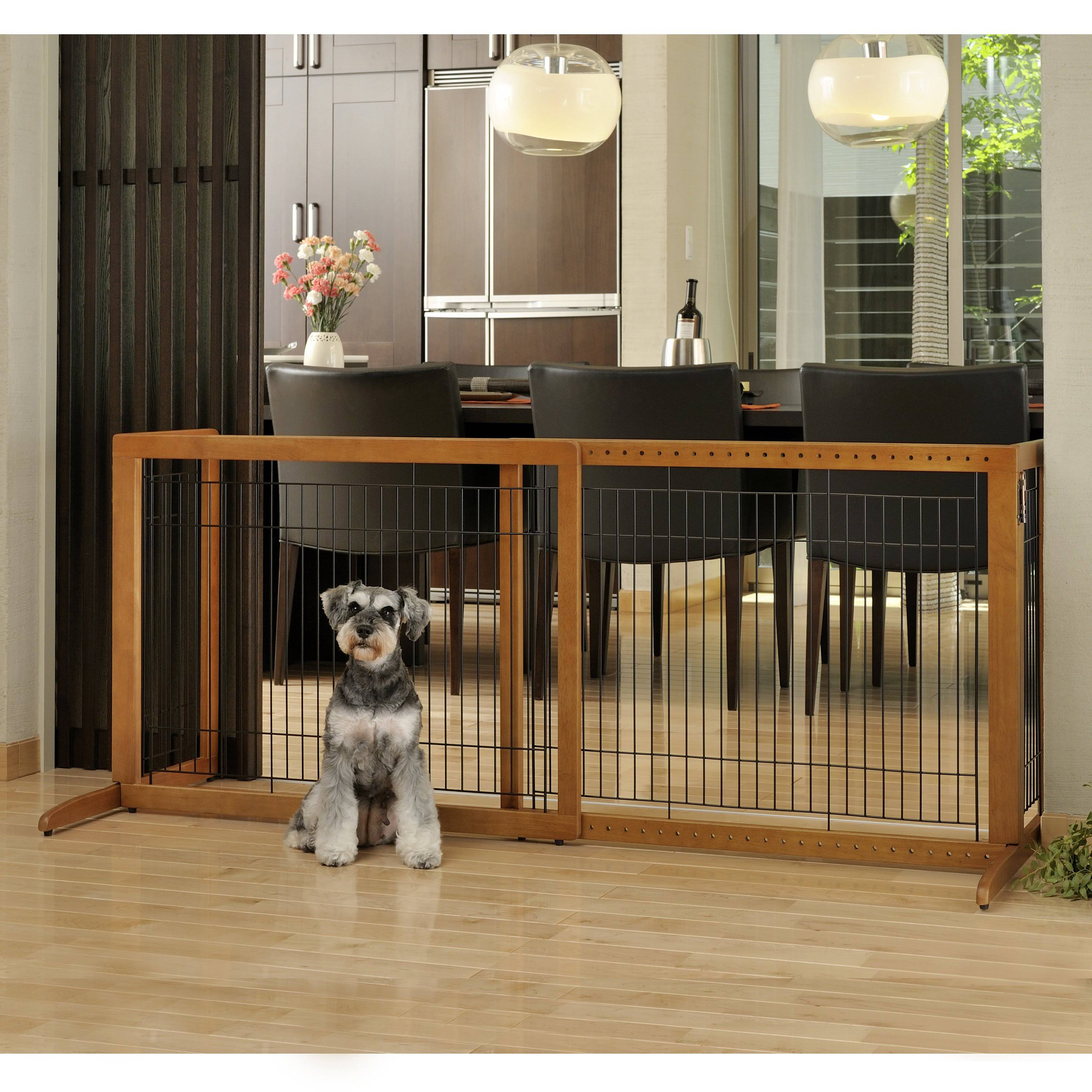 Richell Freestanding Pet Gate White 50_TPBOTNRW