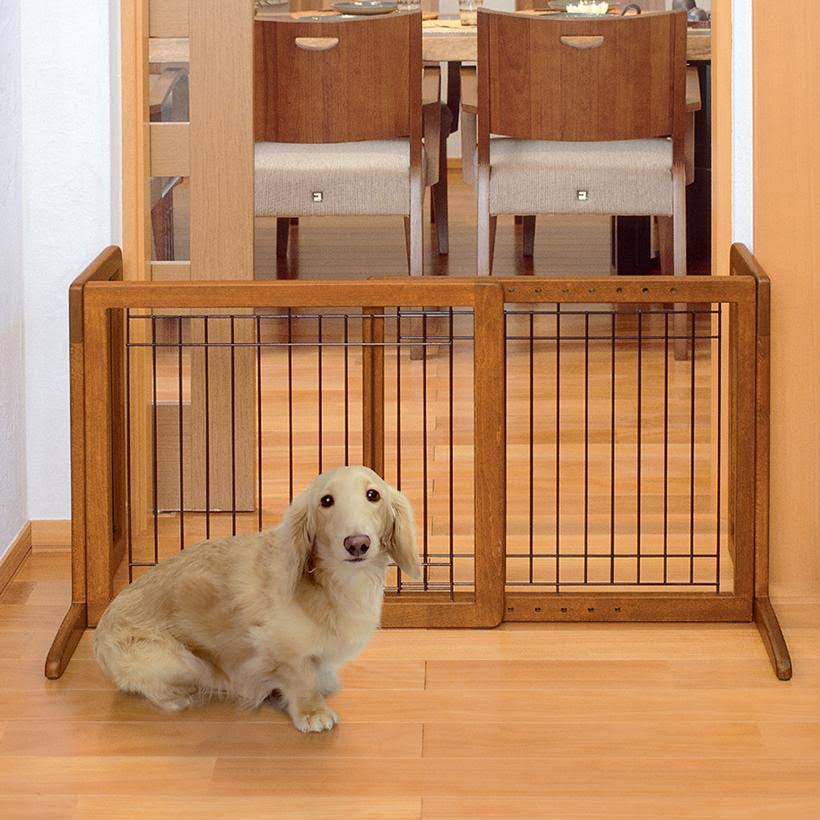 Richell Freestanding Pet Gate White 50_TPBOTNRW
