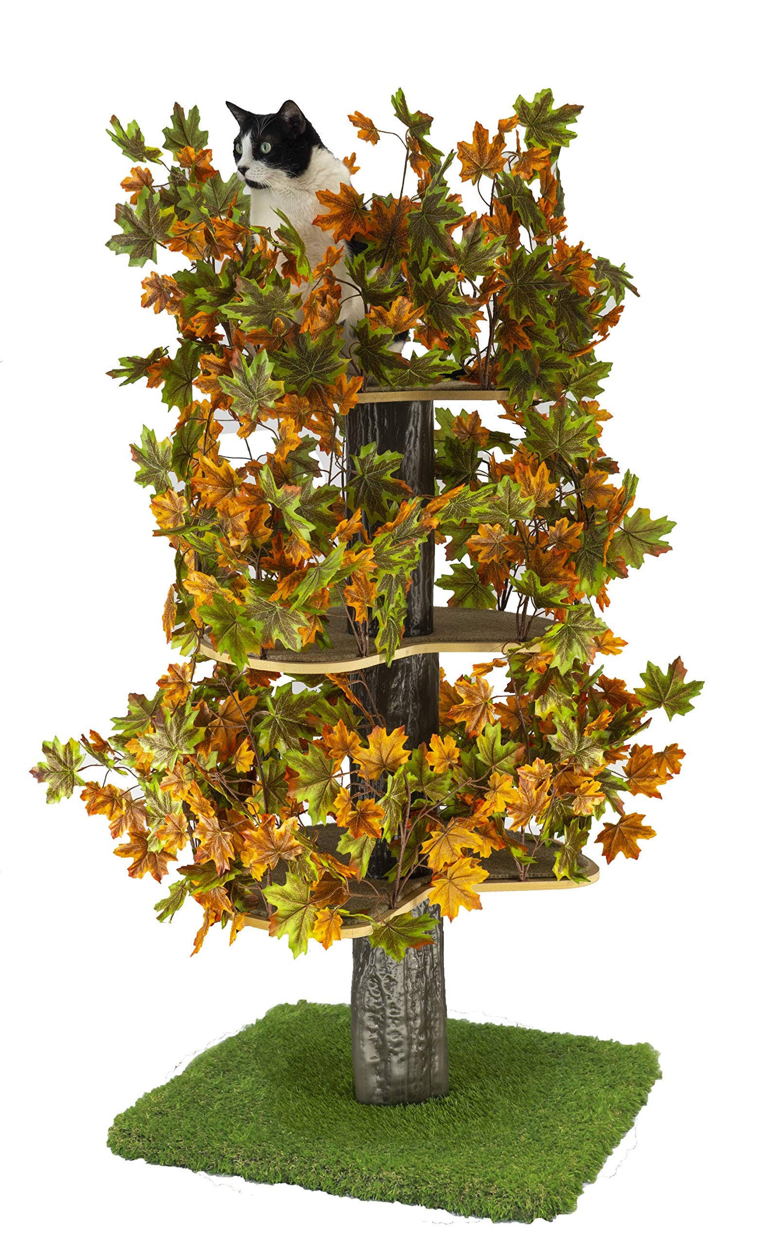 On2pets Luxury 60 In. Large Square Cat Tree (Summer) 7C_640MVGKJ On2pets Luxury 60 In. Large Square Cat Tree (Summer) 7C_640MVGKJ