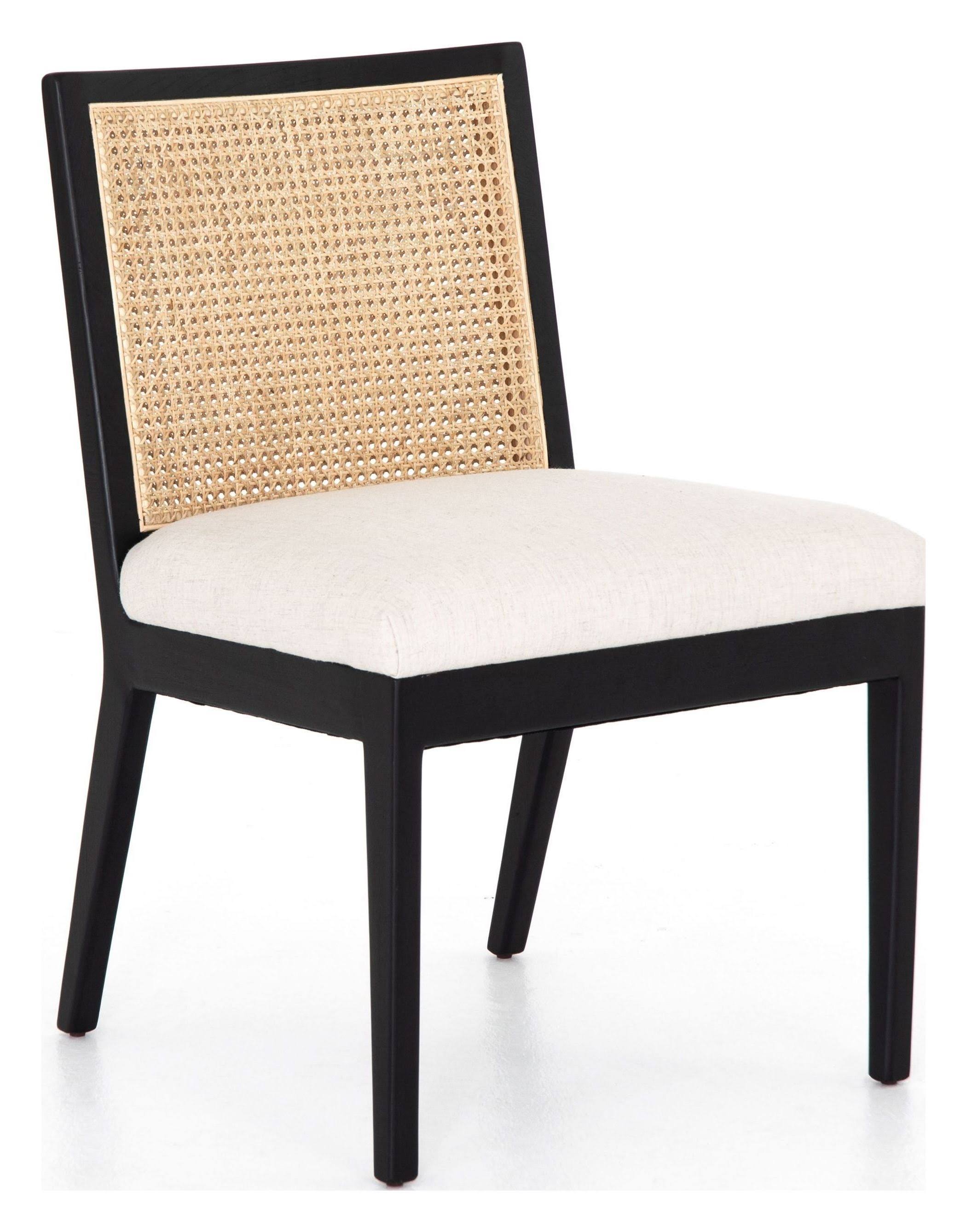 Antonia Cane Armless Dining Chair (Brushed Ebony) XK_B4ISQPZC Antonia Cane Armless Dining Chair (Brushed Ebony) XK_B4ISQPZC