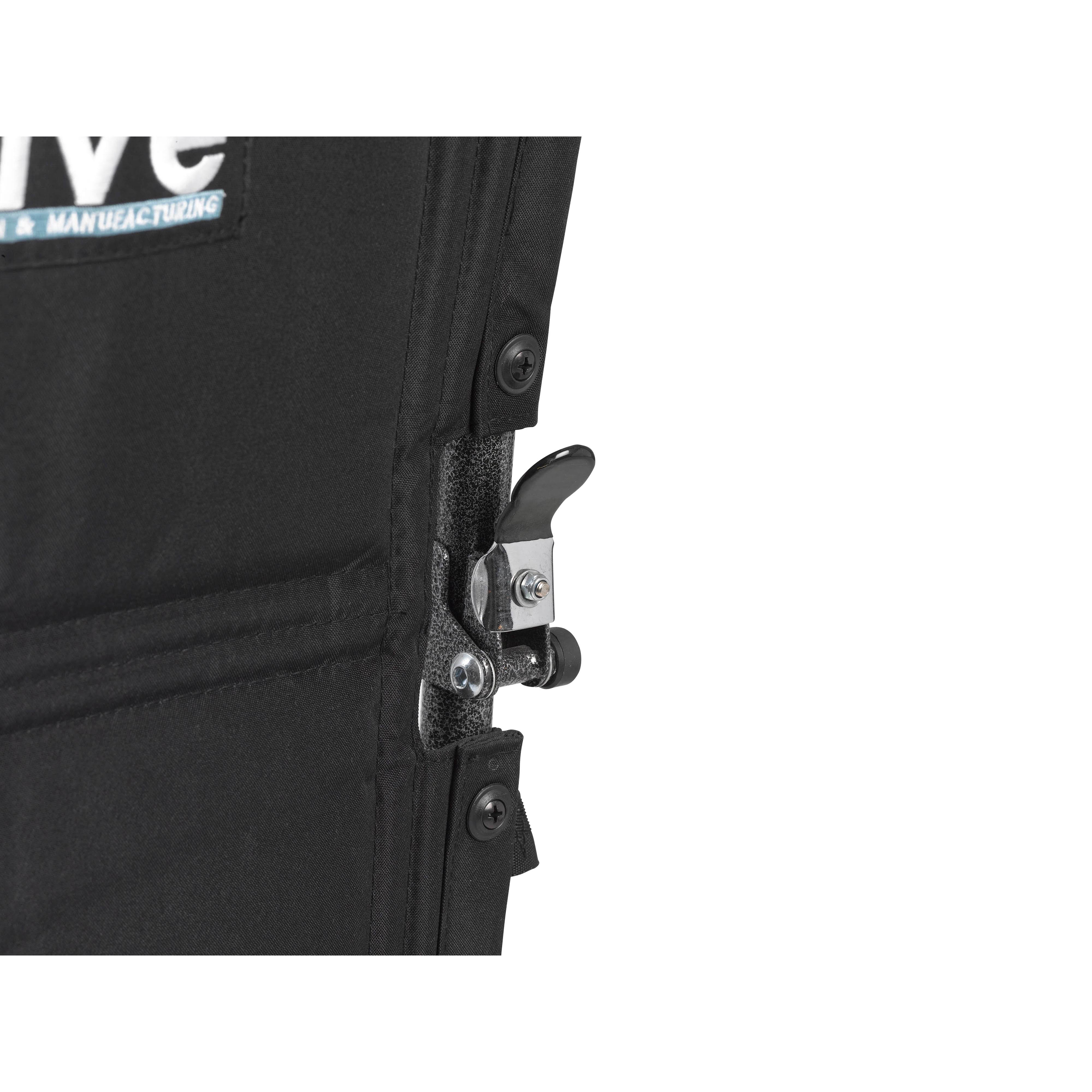 Drive Medical Lightweight Steel Transport Wheelchair Fixed Full Arms 19 Seat (Tr39e-Sv) DH_ZWRSXRPH
