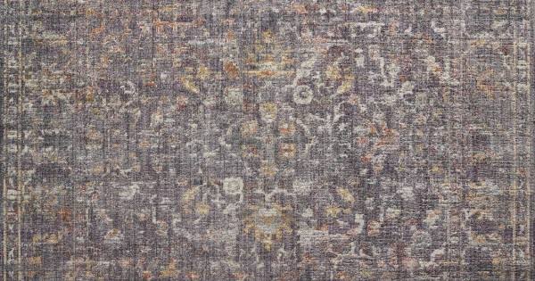 Chris Loves Julia X Loloi Rosemarie Roe-04 Rug Graphite / Multi / 18 X 18 Sample 1Q_RLPZ5CU4