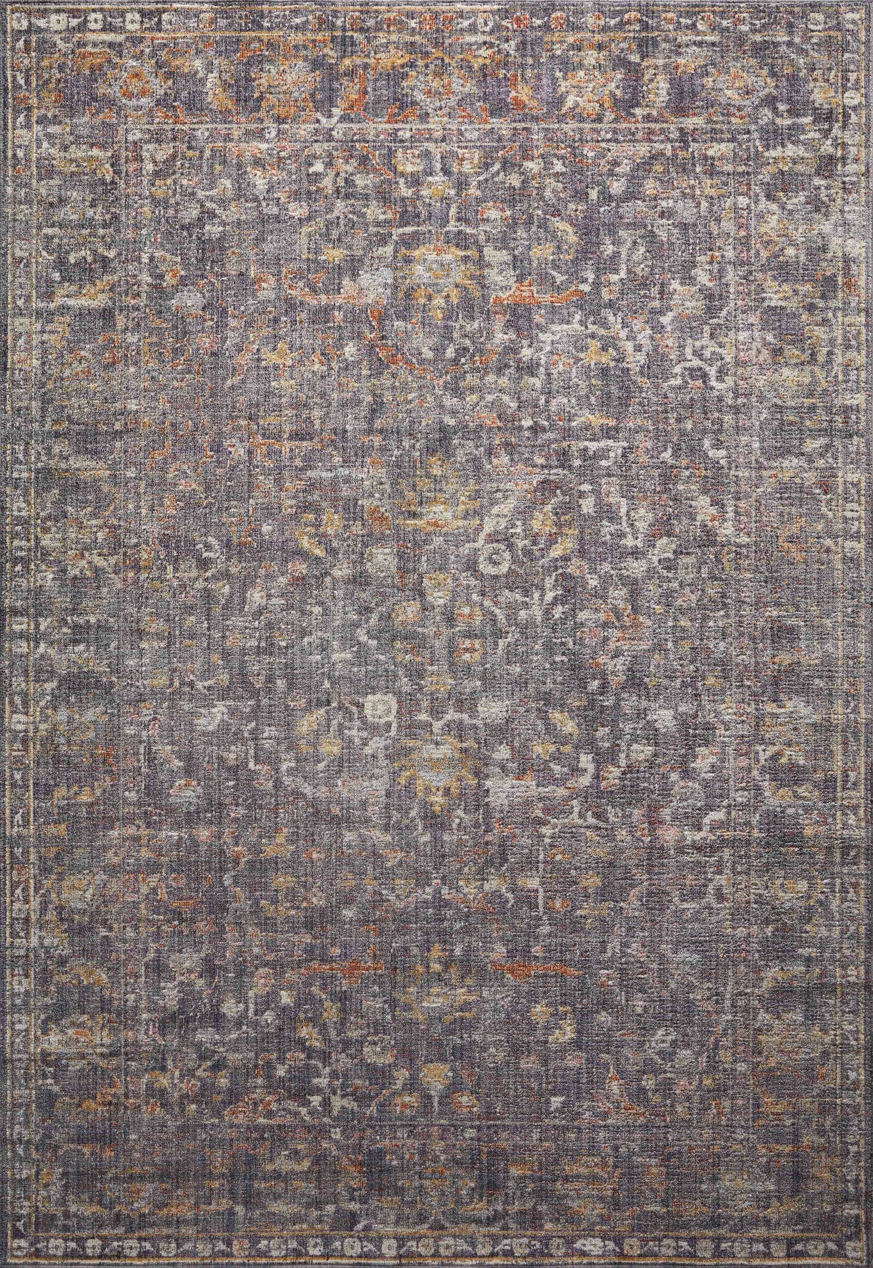 Chris Loves Julia X Loloi Rosemarie Roe-04 Rug Graphite / Multi / 18 X 18 Sample 1Q_RLPZ5CU4