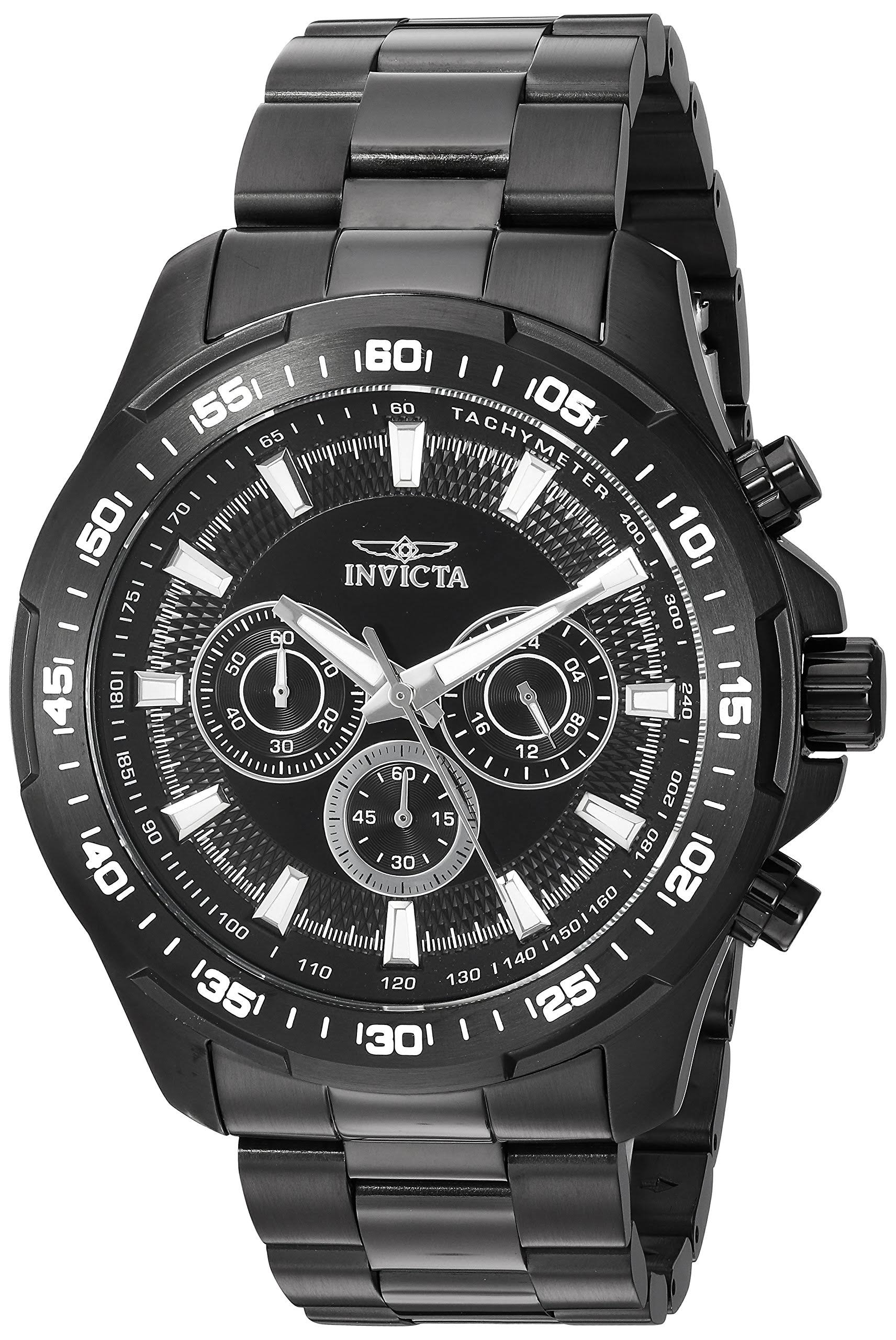 Invicta Men's 22785 'Speedway' Black Stainless Steel Watch 25_I6LMIAOR Invicta Men's 22785 'Speedway' Black Stainless Steel Watch 25_I6LMIAOR