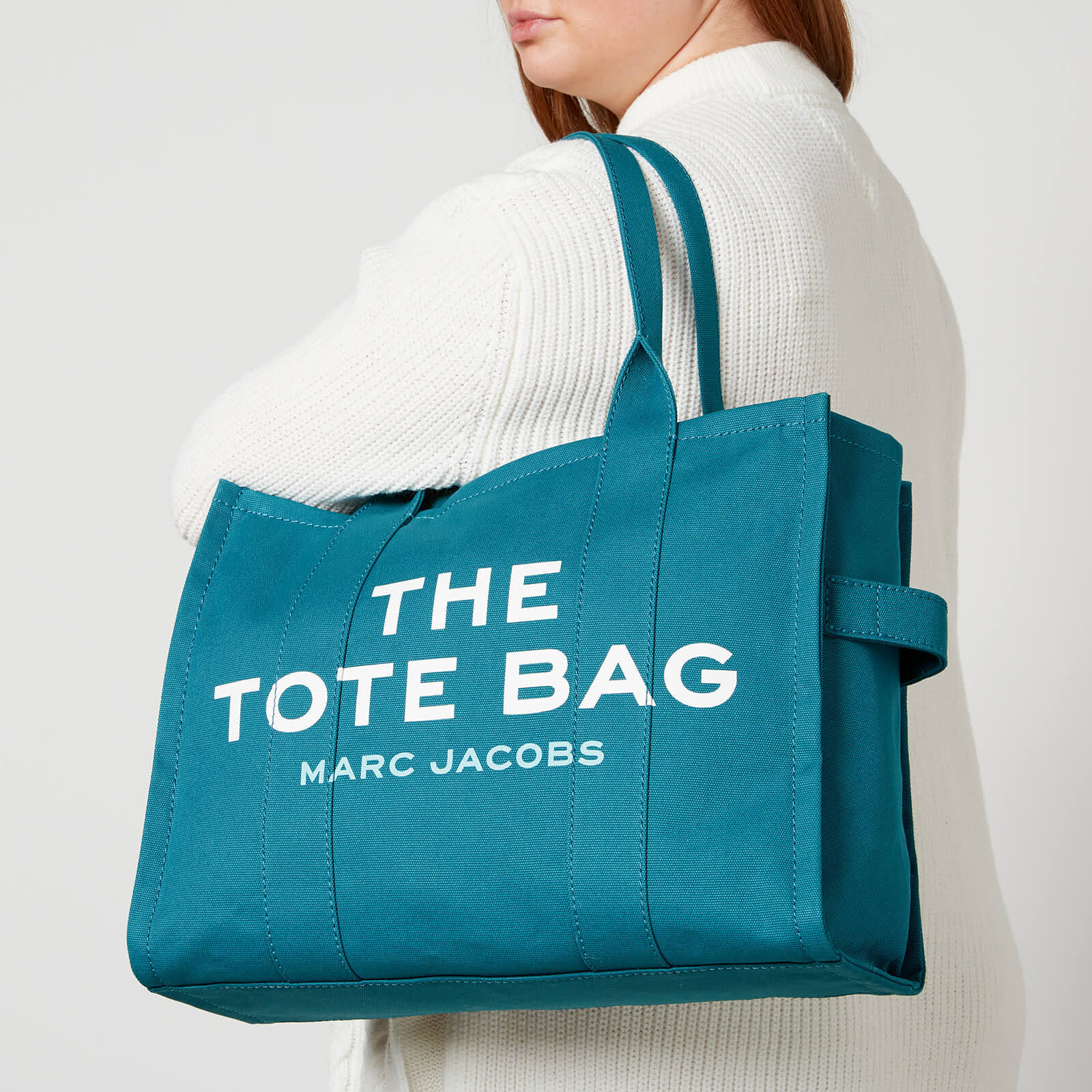 Marc Jacobs The Large Tote Bag - Harbor Blue/Silver 8Q_XOFVDKO4 Marc Jacobs The Large Tote Bag - Harbor Blue/Silver 8Q_XOFVDKO4