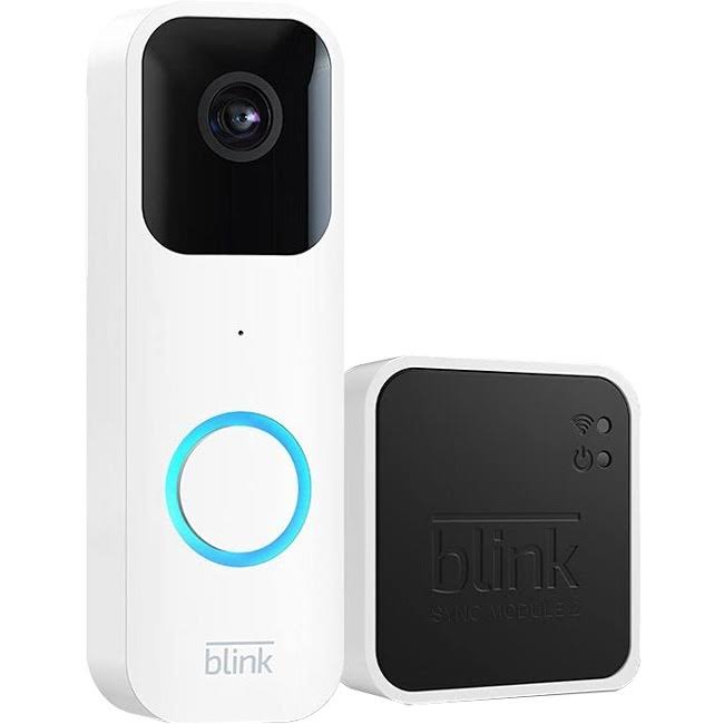 Blink Video Doorbell With Sync Module 2 ,White IF_WG2O2QTF Blink Video Doorbell With Sync Module 2 ,White IF_WG2O2QTF