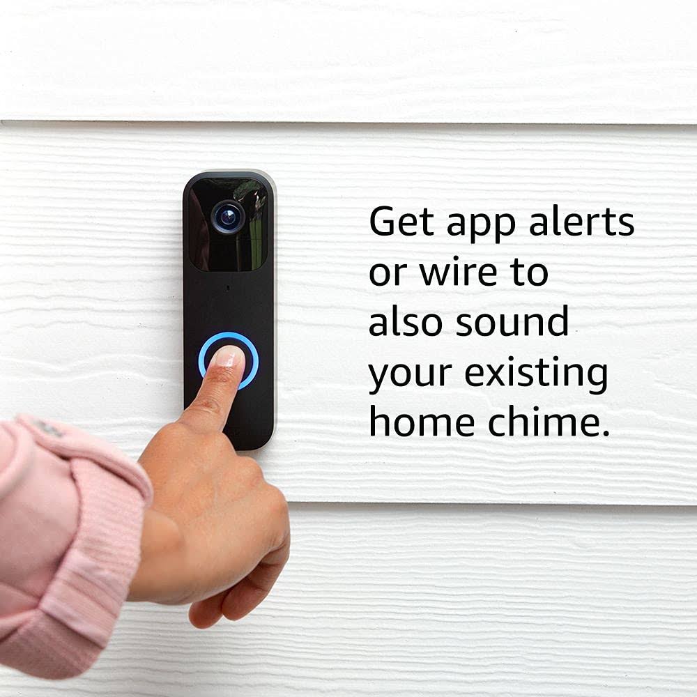 Blink Video Doorbell With Sync Module 2 ,White IF_WG2O2QTF Blink Video Doorbell With Sync Module 2 ,White IF_WG2O2QTF