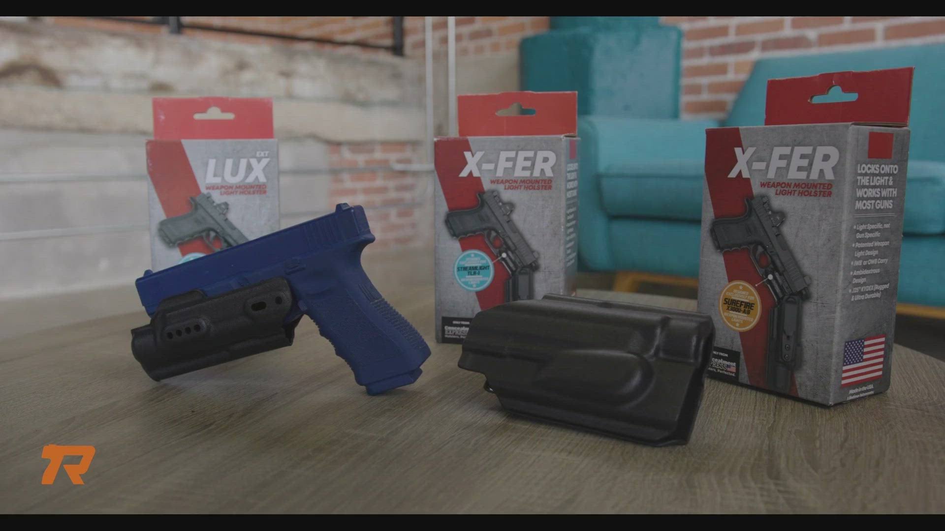 Rounded X-Fer Weapon-Mounted Light Holster For Streamlight Tlr-1 Weapon Lights 8H_HWISATVD