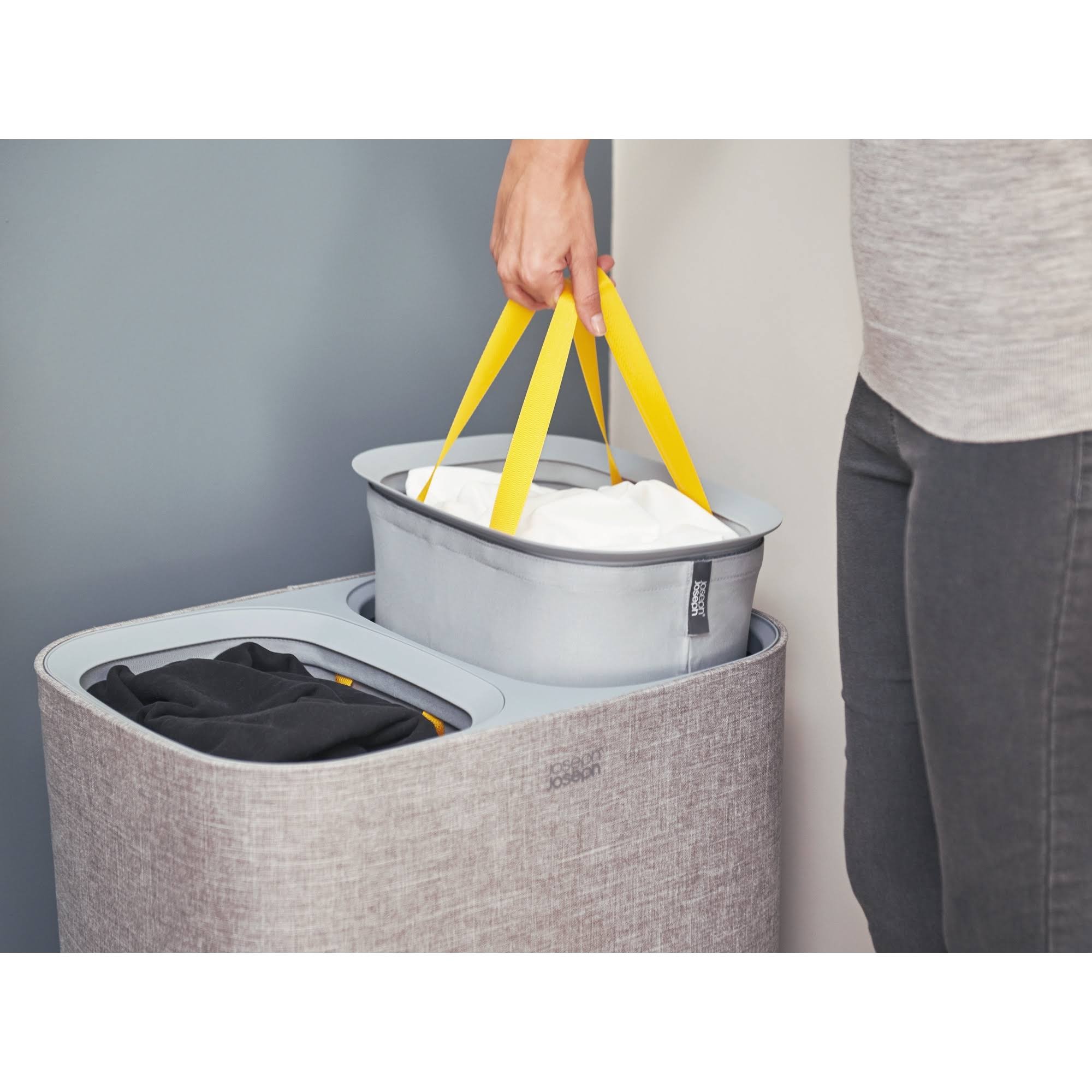 Joseph Joseph Tota 90-Liter Laundry Separation Basket, Black JJ_A4ZZUD7D Joseph Joseph Tota 90-Liter Laundry Separation Basket, Black JJ_A4ZZUD7D