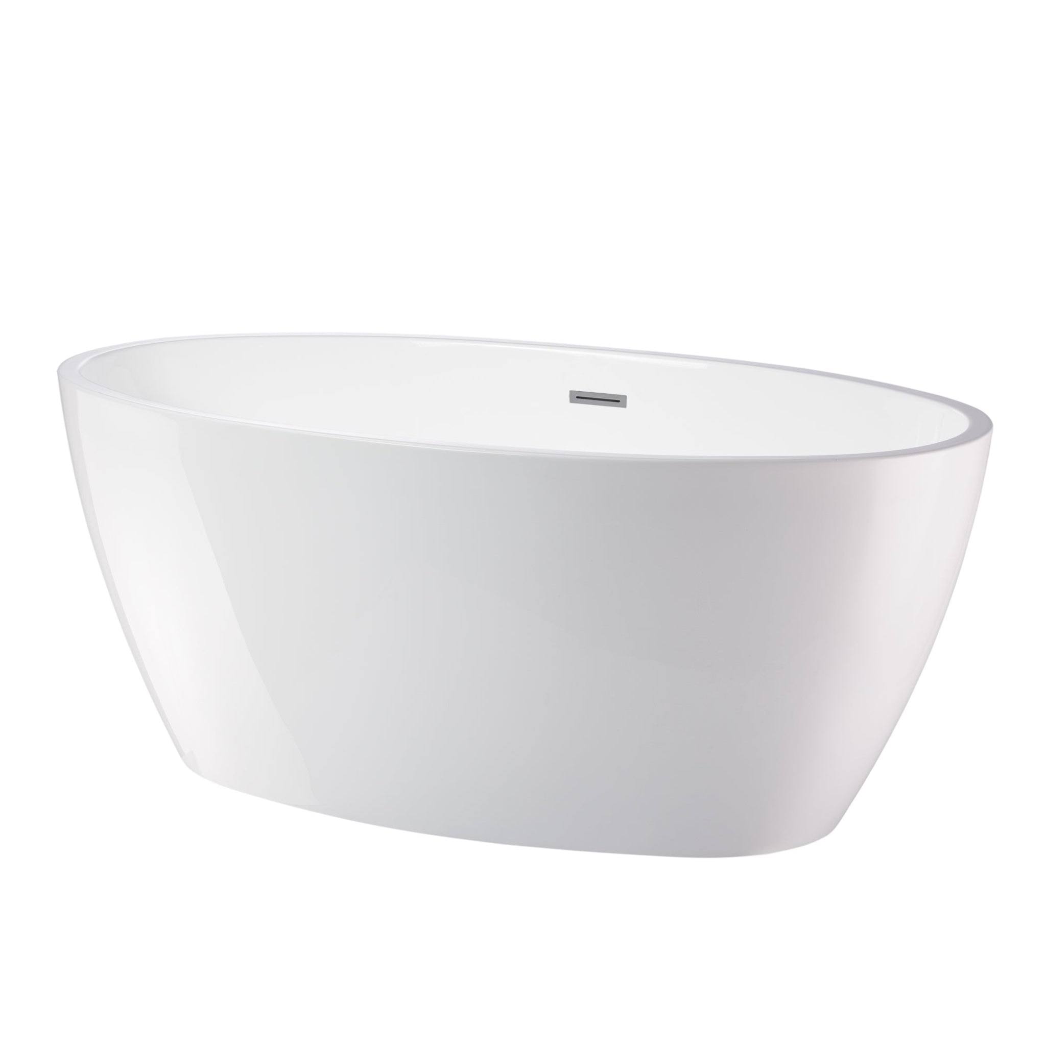 Vanity Art Va6834-S 55 X 32 Freestanding Soaking Acrylic Bathtub KD_O7OHQR3Q