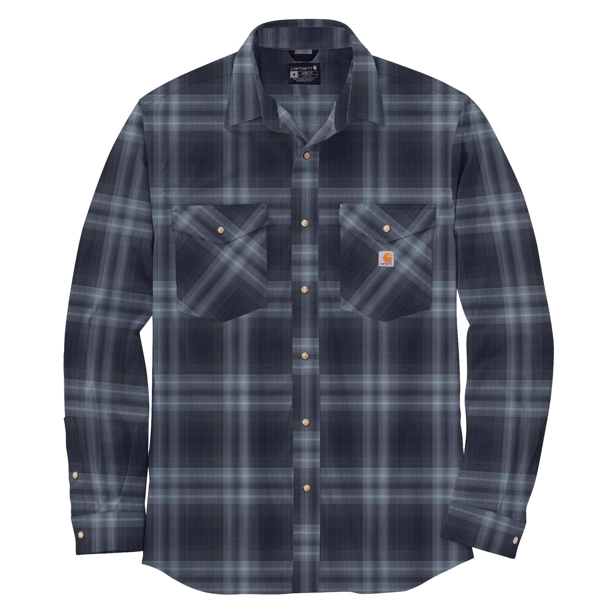 Carhartt Men's Rugged Flex Relaxed Fit Midweight Flannel Ls Snap Front Plaid Shirt - Burnt Sienna HH_1DBO3VBP Carhartt Men's Rugged Flex Relaxed Fit Midweight Flannel Ls Snap Front Plaid Shirt - Burnt Sienna HH_1DBO3VBP