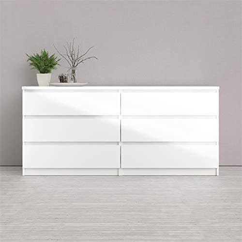 Tvilum Scottsdale 6 Drawer Double Dresser FR_WHQDX6L0